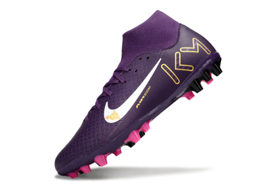 Nike Air Zoom Mercurial Superfly 10 Elite AG Football Boots - Purple/White/Gold
