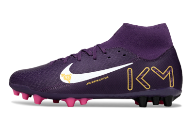 Nike Air Zoom Mercurial Superfly 10 Elite AG Football Boots - Purple/White/Gold