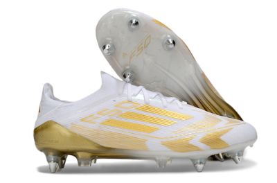 Adidas F50 Elite SG Football Boots - White/Gold