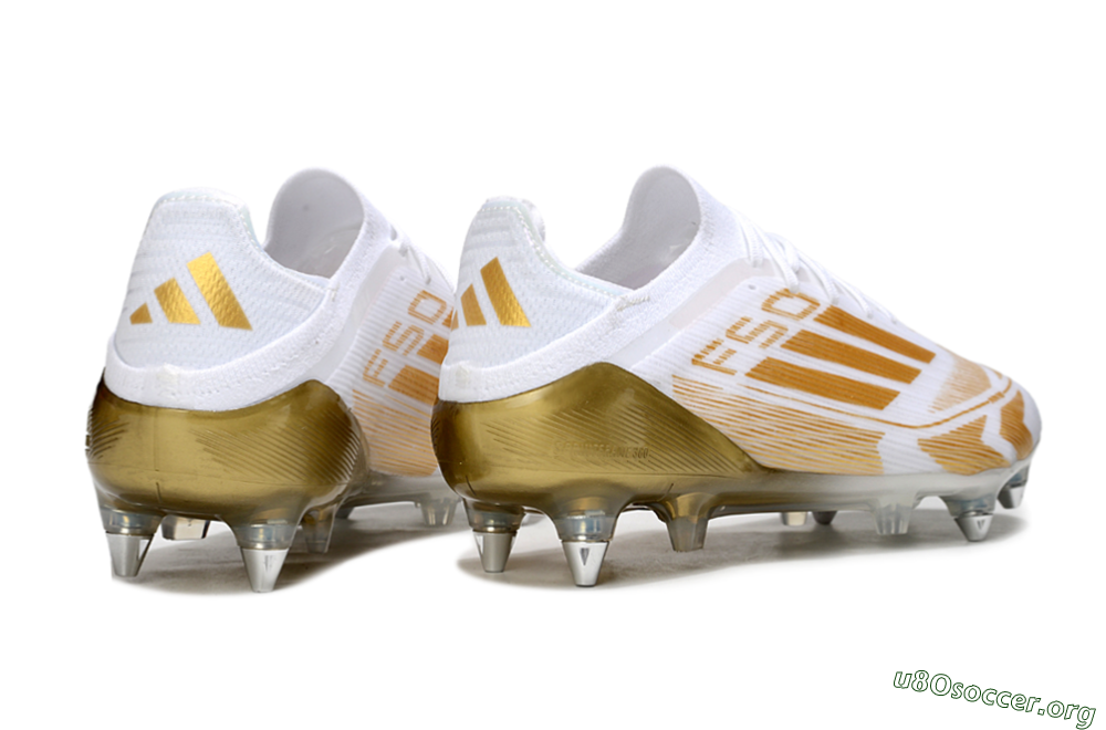 Adidas F50 Elite SG Football Boots - White/Gold 6