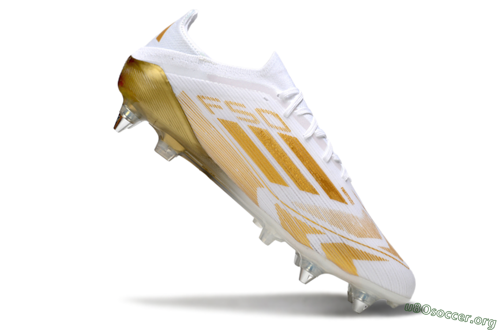 Adidas F50 Elite SG Football Boots - White/Gold 4