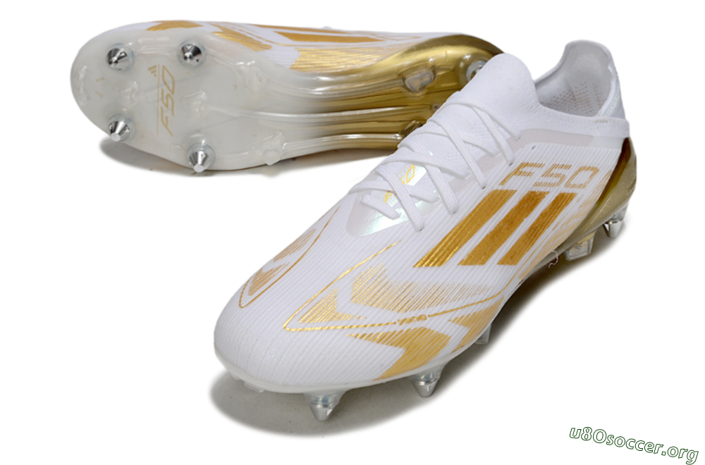 Adidas F50 Elite SG Football Boots - White/Gold 0