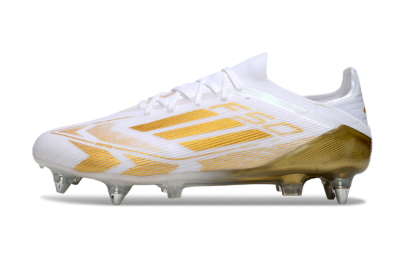 Adidas F50 Elite SG Football Boots - White/Gold