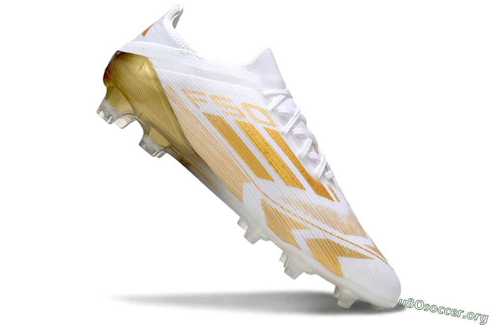 Adidas F50 Elite FG Football Boots - White/Gold 4