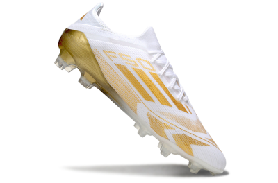 Adidas F50 Elite FG Football Boots - White/Gold