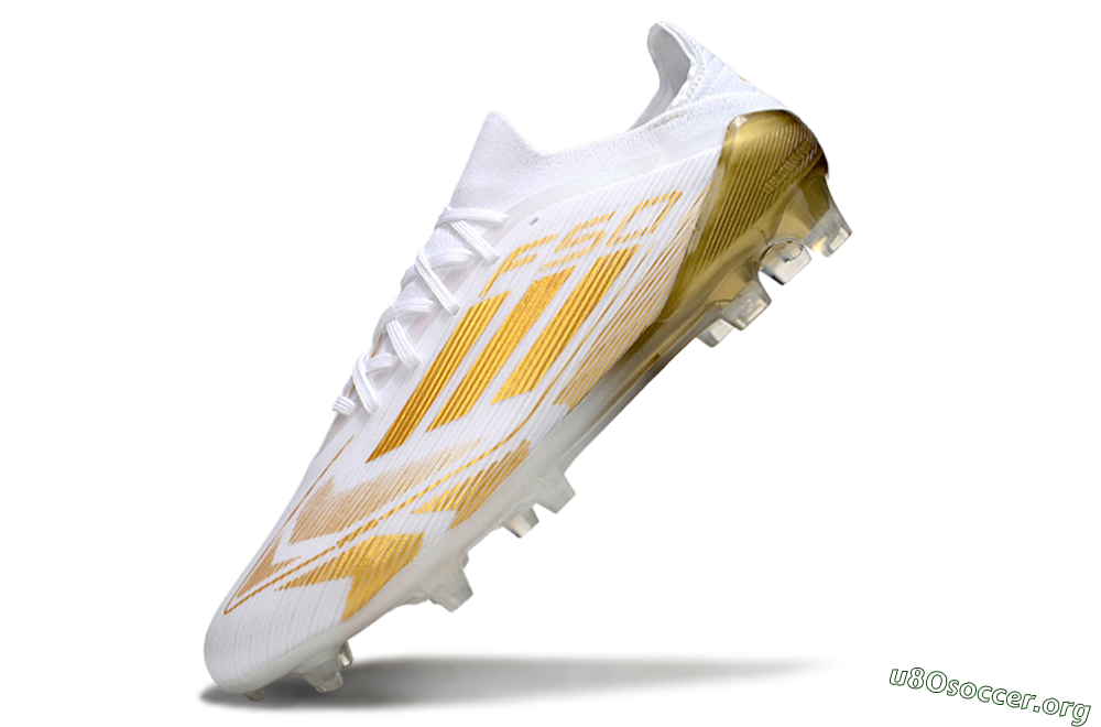 Adidas F50 Elite FG Football Boots - White/Gold 5