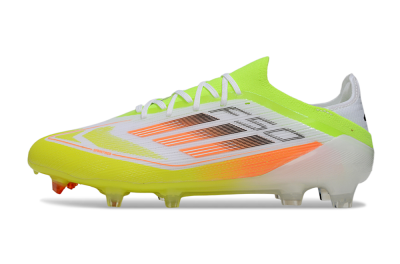 Adidas F50 Elite FG Football Boots - White/Yellow/Orange