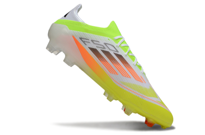 Adidas F50 Elite FG Football Boots - White/Yellow/Orange