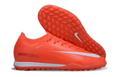 Nike Air Zoom Mercurial Vapor 16 Elite TF Football Shoes - Red/White