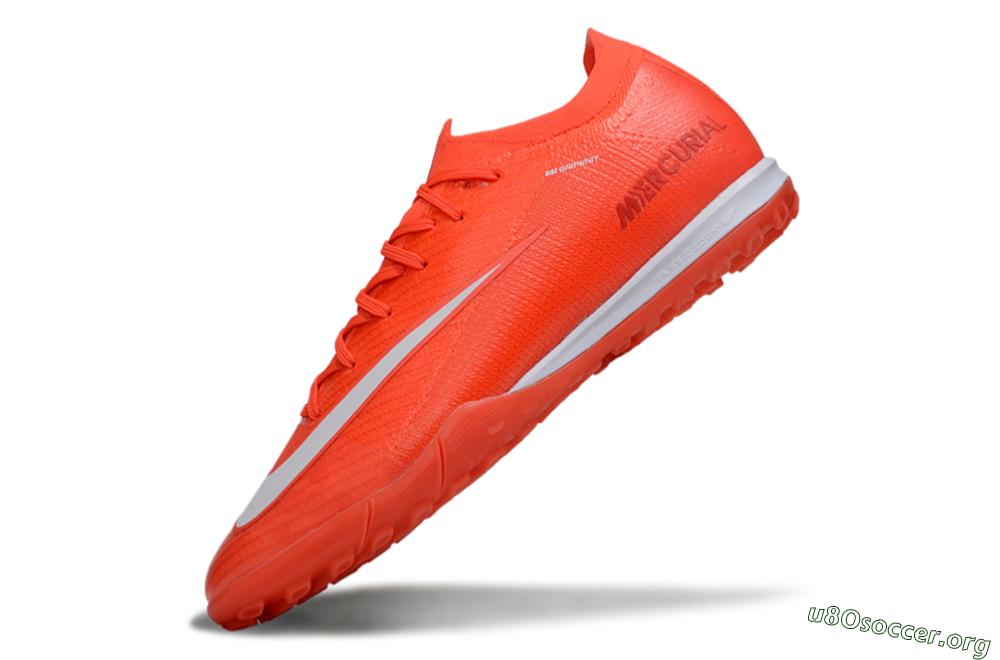 Nike Air Zoom Mercurial Vapor 16 Elite TF Football Shoes - Red/White 5