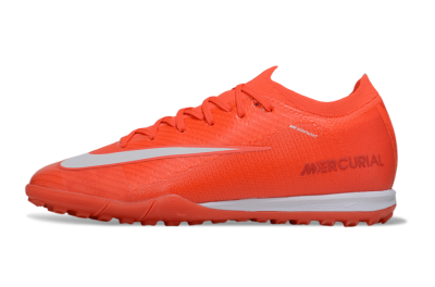 Nike Air Zoom Mercurial Vapor 16 Elite TF Football Shoes - Red/White