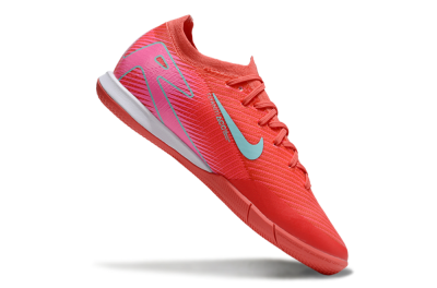 Nike Air Zoom Mercurial Vapor 16 Elite IC Football Shoes - Red/Jade/White