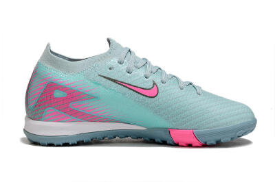 Nike Air Zoom Mercurial Vapor 16 Elite TF Football Shoes - Jade/Pink/White