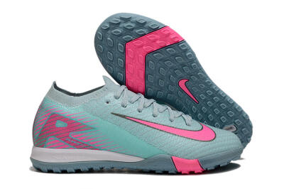 Nike Air Zoom Mercurial Vapor 16 Elite TF Football Shoes - Jade/Pink/White