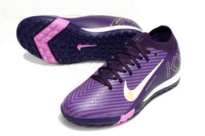 Nike Air Zoom Mercurial Vapor 16 Elite TF Football Shoes - Purple/White/Gold