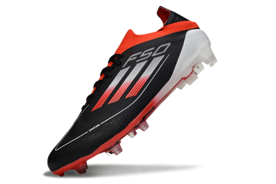 Adidas F50 Elite FG Football Boots - Black/Red/White