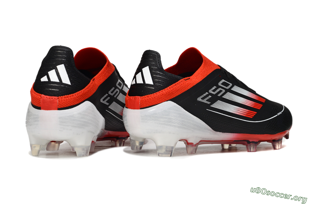 Adidas F50 Elite FG Football Boots - Black/Red/White 6