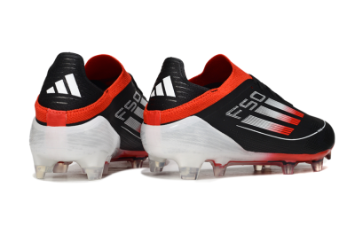 Adidas F50 Elite FG Football Boots - Black/Red/White