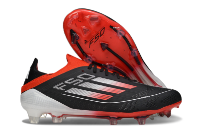 Adidas F50 Elite FG Football Boots - Black/Red/White