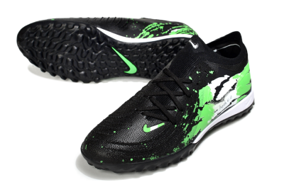 Nike Phantom GX 2 Elite TF Football Shoes - Black/Green/White