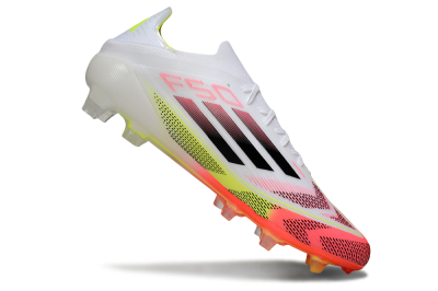 Adidas F50 Elite FG Football Boots - White/Pink/Yellow