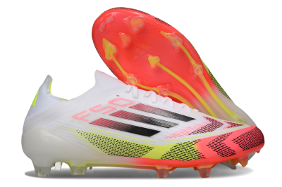 Adidas F50 Elite FG Football Boots - White/Pink/Yellow