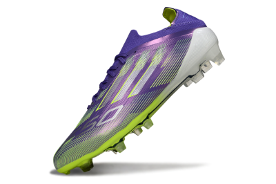 Adidas F50 Elite FG Football Boots - Purple/Silver/Yellow