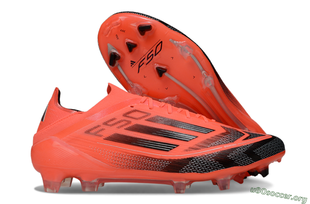 Adidas F50 Elite FG Football Boots - Red/Black/Silver 2