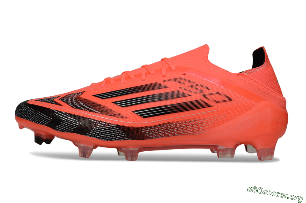 Adidas F50 Elite FG Football Boots - Red/Black/Silver 3
