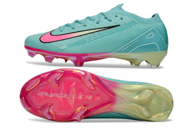 Nike Air Zoom Mercurial Vapor 16 Elite FG Football Boots - Jade/Pink/Yellow