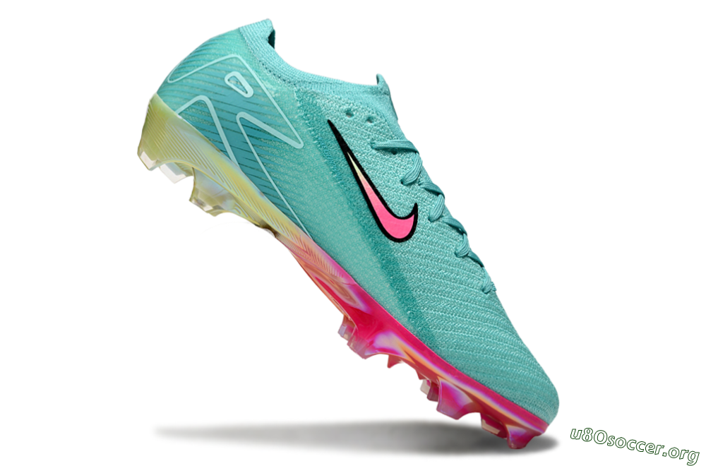 Nike Air Zoom Mercurial Vapor 16 Elite FG Football Boots - Jade/Pink/Yellow 4