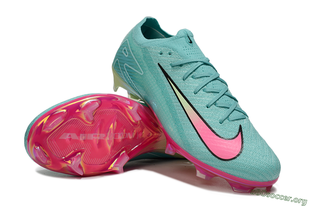 Nike Air Zoom Mercurial Vapor 16 Elite FG Football Boots - Jade/Pink/Yellow 0