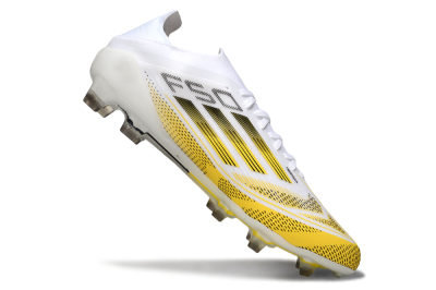Adidas F50 Elite FG Football Boots - White/Yellow/Black