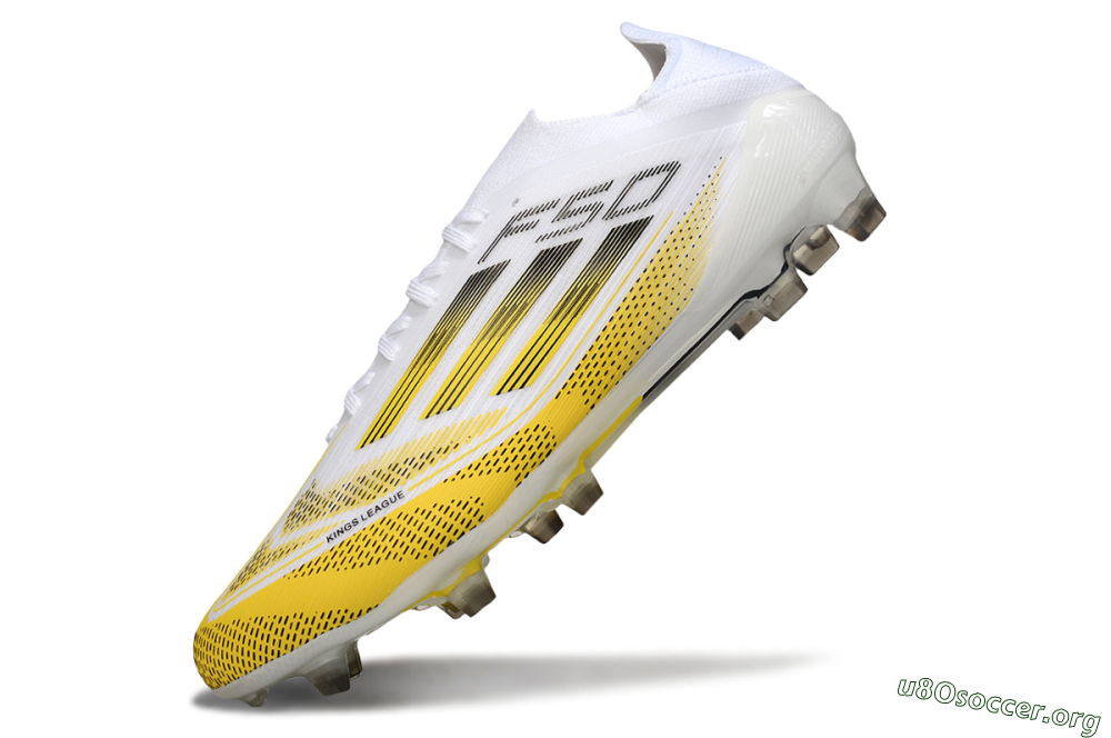 Adidas F50 Elite FG Football Boots - White/Yellow/Black 5