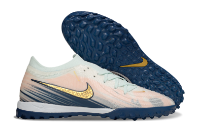 Nike Phantom GX 2 Elite TF Football Shoes - Pink/Blue/Gold