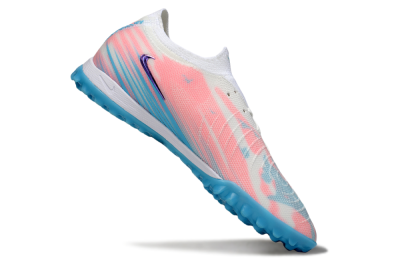 Nike Phantom GX 2 Elite TF Football Shoes - White/Pink/Blue