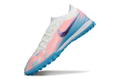 Nike Phantom GX 2 Elite TF Football Shoes - White/Pink/Blue