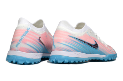 Nike Phantom GX 2 Elite TF Football Shoes - White/Pink/Blue