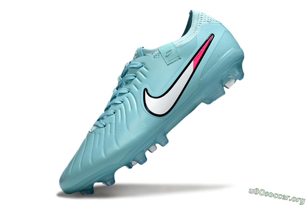 Nike Tiempo Legend 10 Elite FG Football Boots - Jade/White/Pink 6