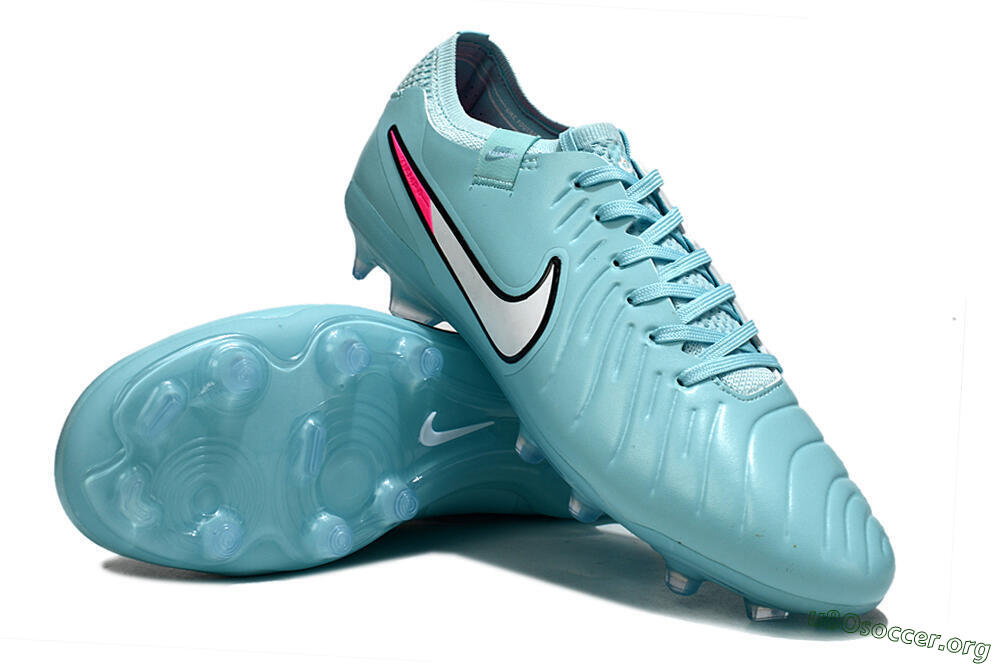 Nike Tiempo Legend 10 Elite FG Football Boots - Jade/White/Pink 4
