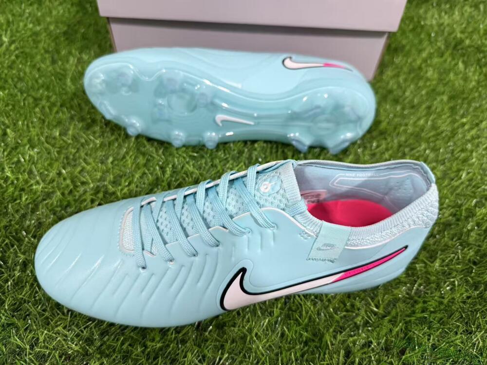 Nike Tiempo Legend 10 Elite FG Football Boots - Jade/White/Pink