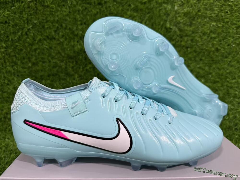 Nike Tiempo Legend 10 Elite FG Football Boots - Jade/White/Pink