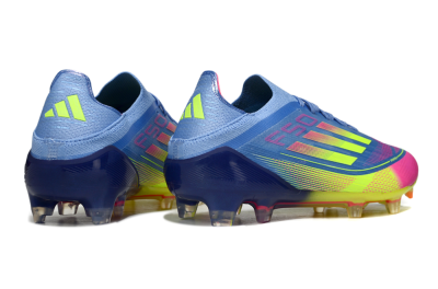 Adidas F50 Elite FG Football Boots - Blue/Yellow/Pink