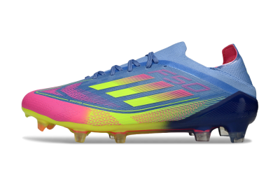 Adidas F50 Elite FG Football Boots - Blue/Yellow/Pink