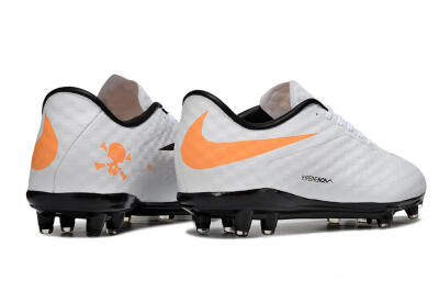 Nike Hypervenom Phantom FG Football Boots - White/Black/Orange
