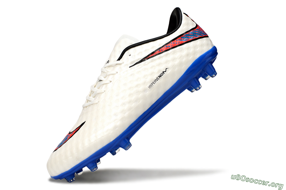 Nike Hypervenom Phantom FG Football Boots - White/Red/Blue 5