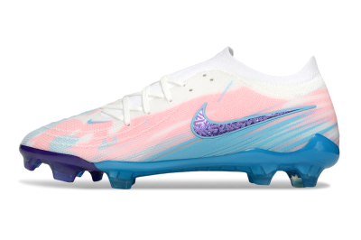 Nike Phantom GX 2 Elite FG Football Boots - White/Pink/Blue