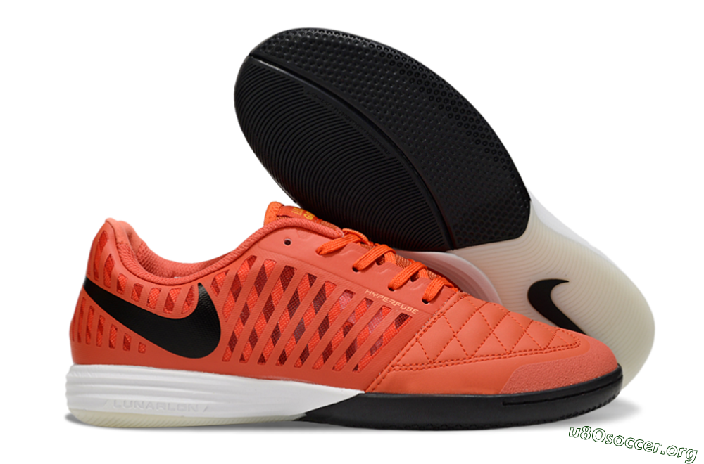Nike Lunar Gato 2 IC Football Shoes - Red/Black/White 2