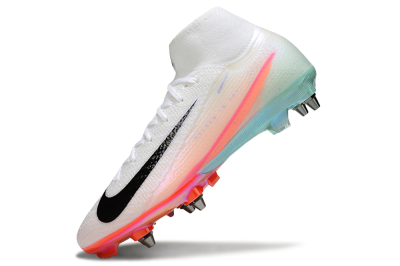 Nike Air Zoom Mercurial Superfly 10 Elite SG Football Boots - White/Black/Pink