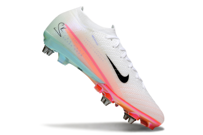 Nike Air Zoom Mercurial Vapor 16 Elite SG Football Boots - White/Black/Pink
